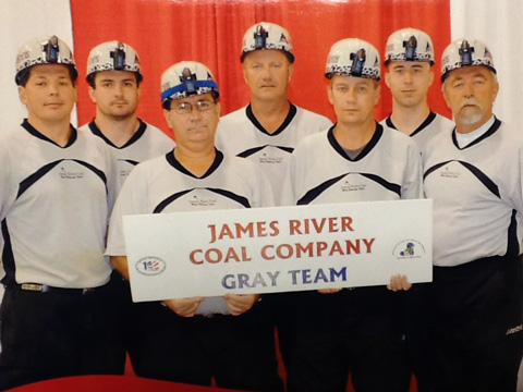 Winner of the 2012 WKMI Safety Days Contest, James River Coal Co. – Gray Team